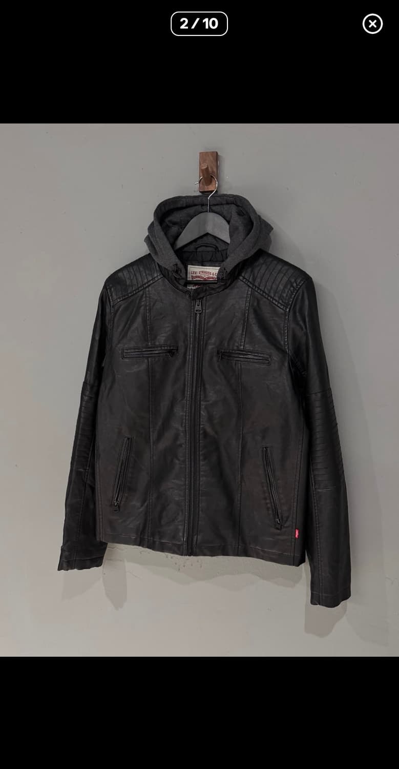 [Levis] 후드 바이커 자켓 상품이미지1