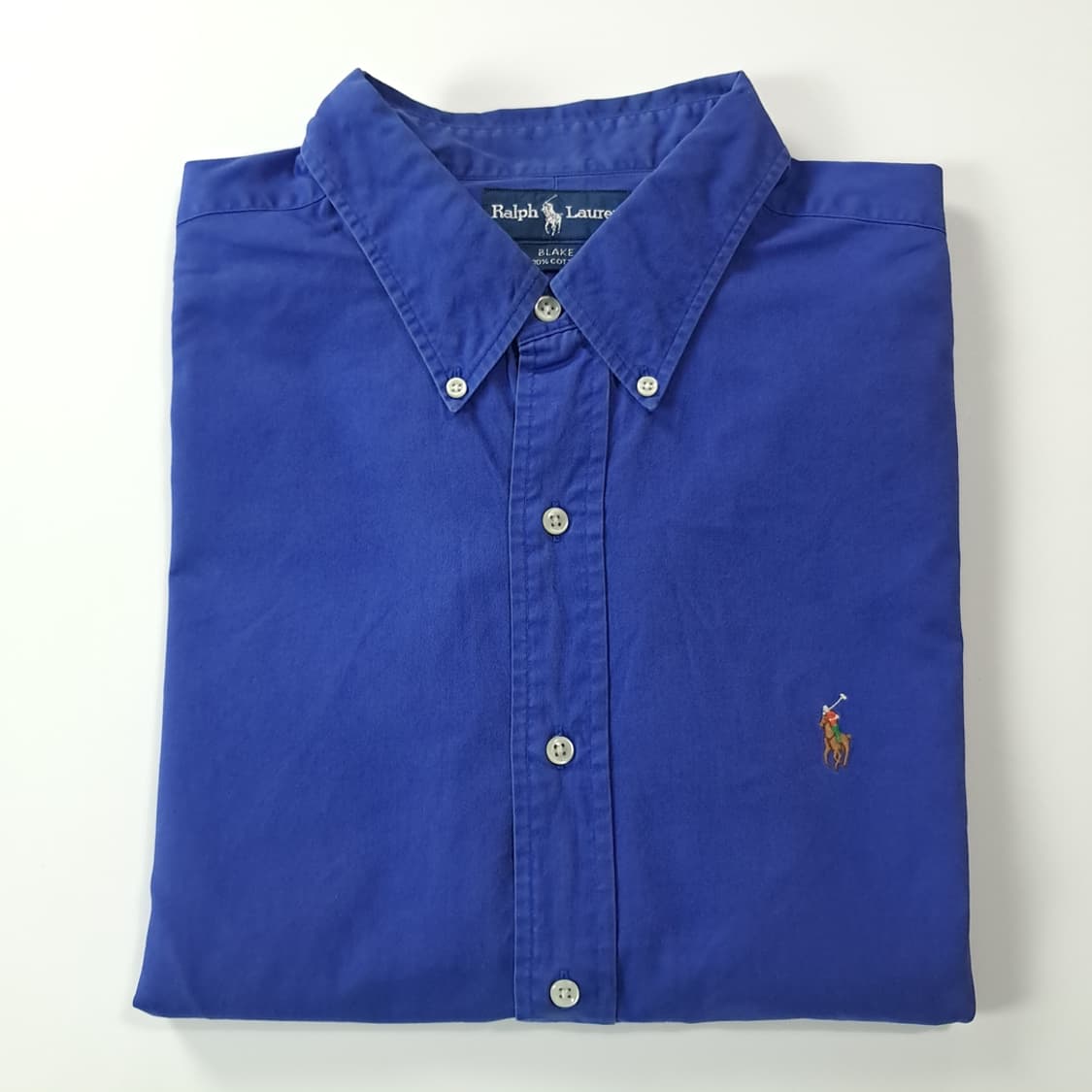 CK770 2XL 폴로 90s 멀티포니 로열블루 반팔 셔츠 남방 상품이미지7