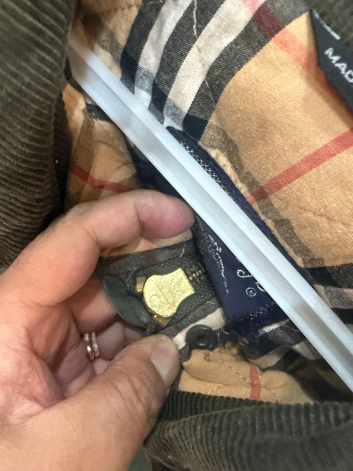 100 정품 버버리 빈티지 후드야상자켓 팝니다 상품이미지4