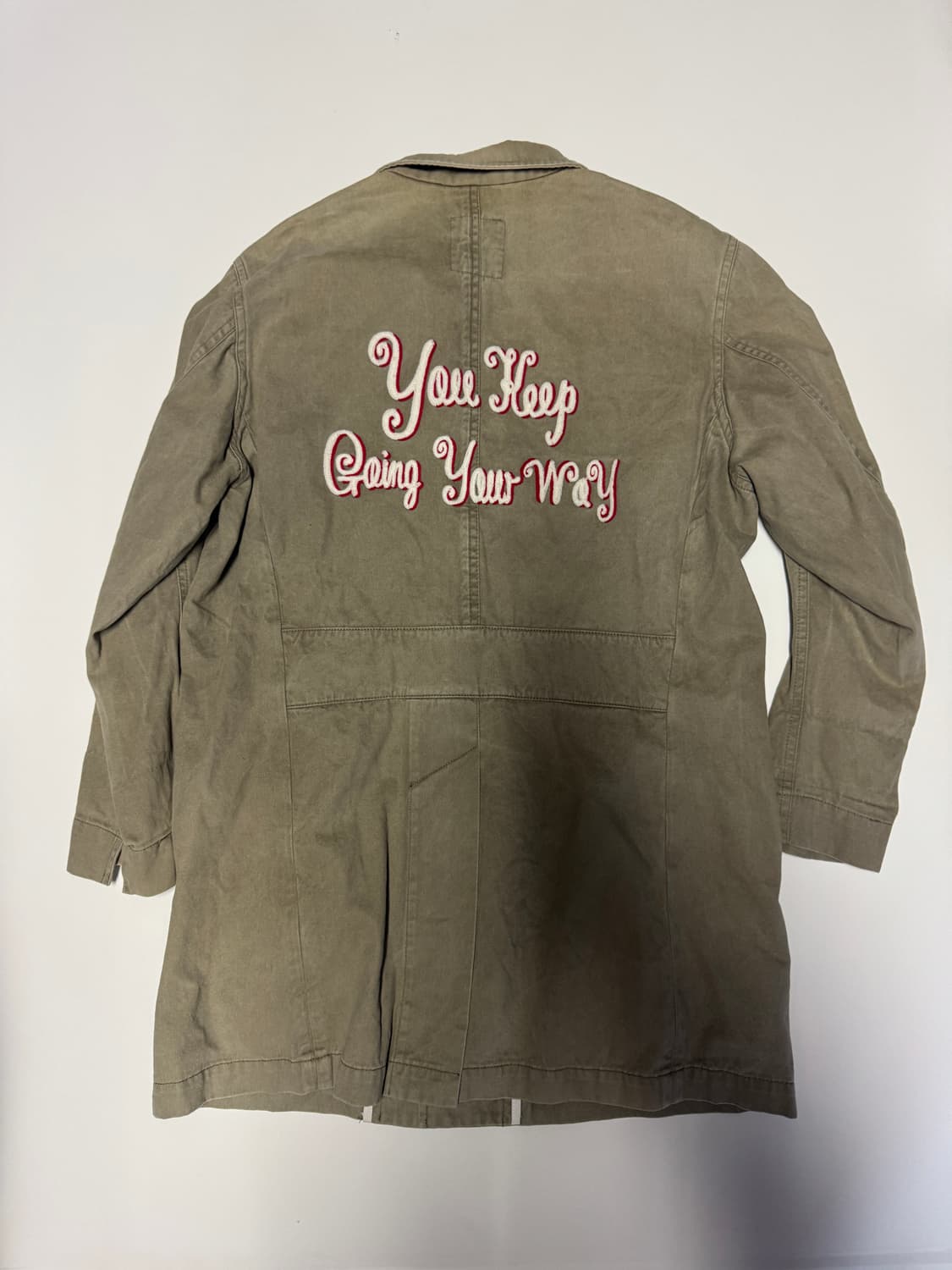 여성 톰보이 Tomboy 야상 자켓 M 빈티지 카키 상품이미지2