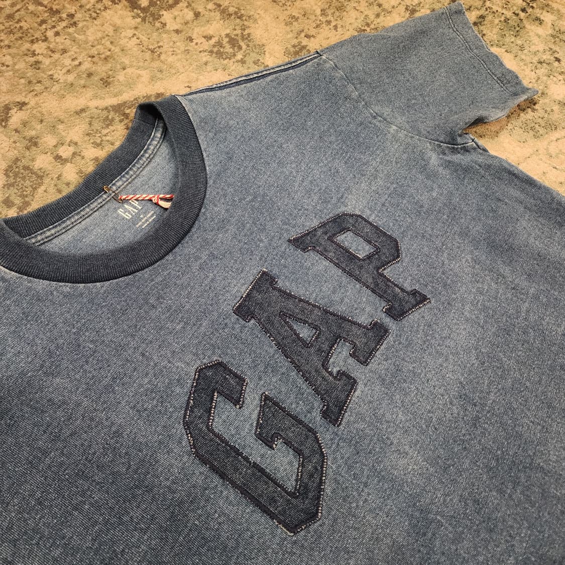 GAP 링거넥 인디고 하프티 상품이미지3