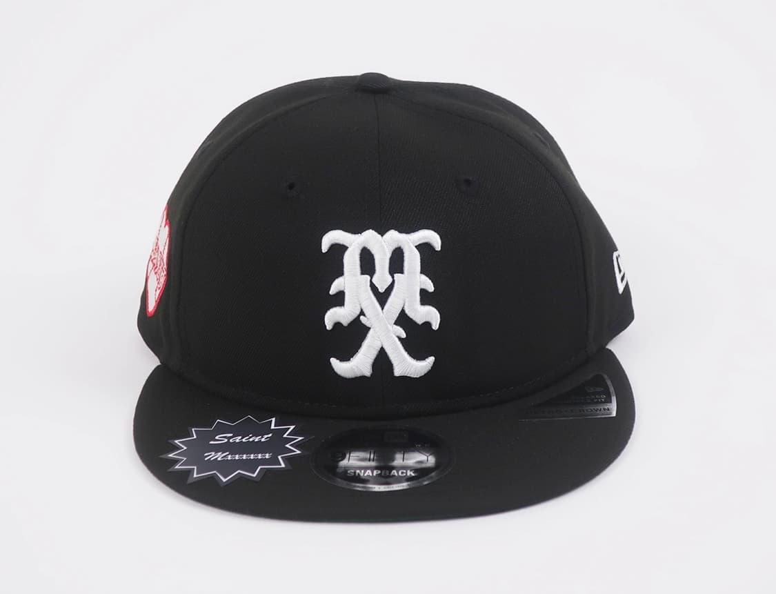 [새상품/F] 세인트미카엘 x 뉴에라 셀러브리티 모자 캡 블랙 상품이미지2