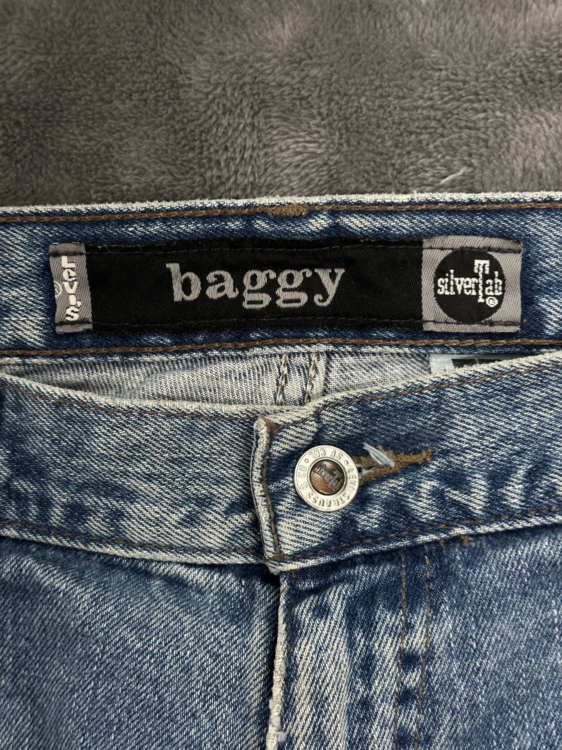 1999' 리바이스 실버탭 배기핏 데님 팬츠 36x32 상품이미지5