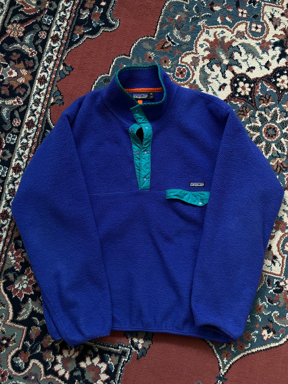 90s 파타고니아 신칠라 딥퍼플 xl 상품이미지1