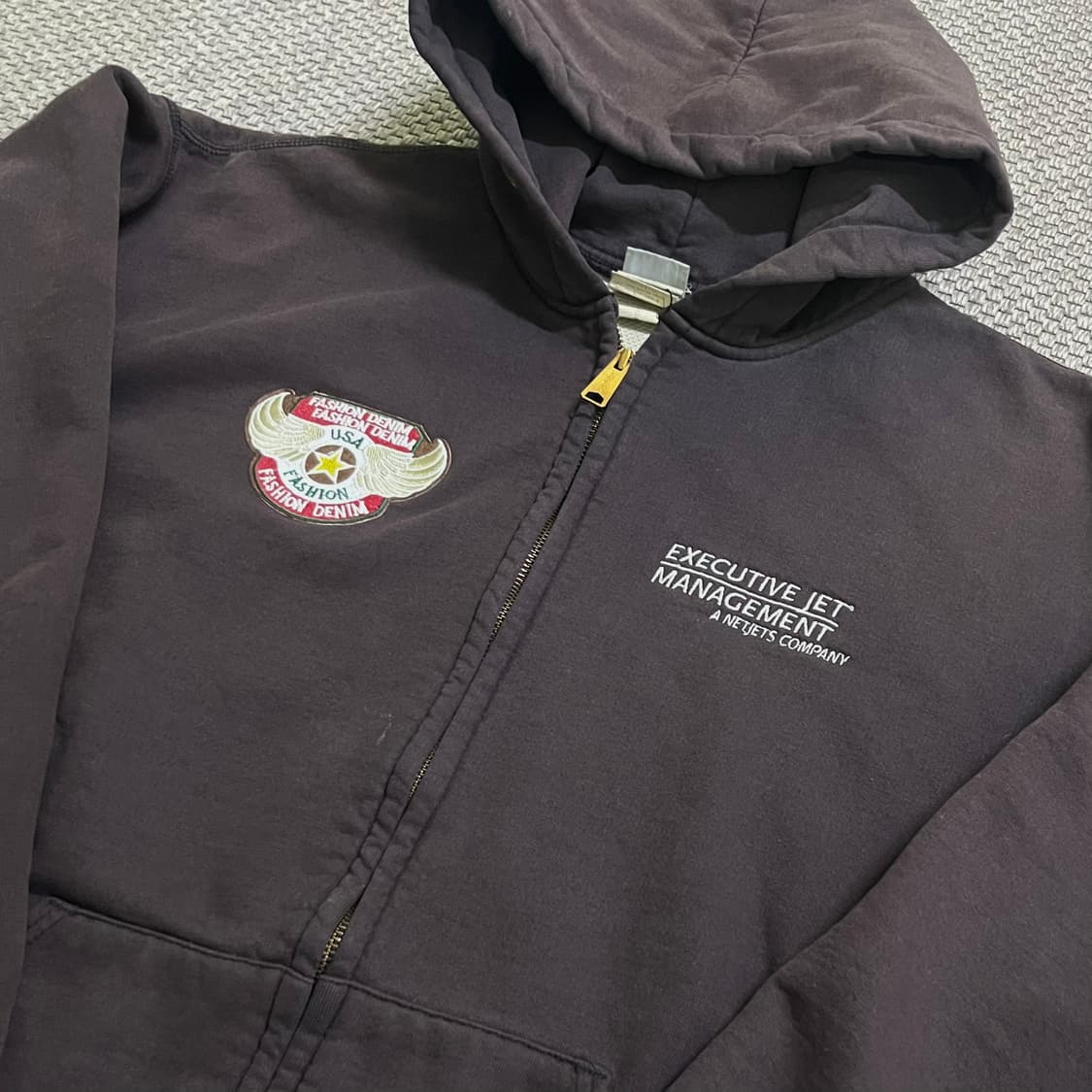 [희귀/워크웨어]칼하트(Carhartt) Netjets 후드집업 상품이미지2