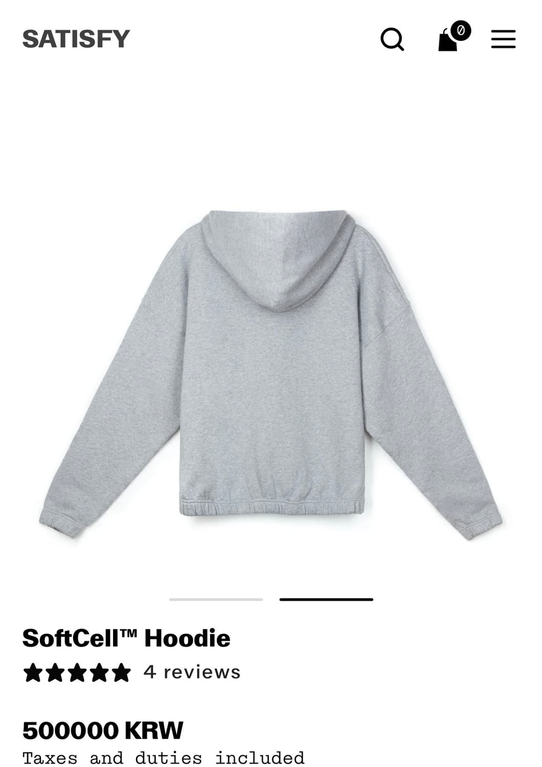 새티스파이 후드티 L 새상품 상품이미지2