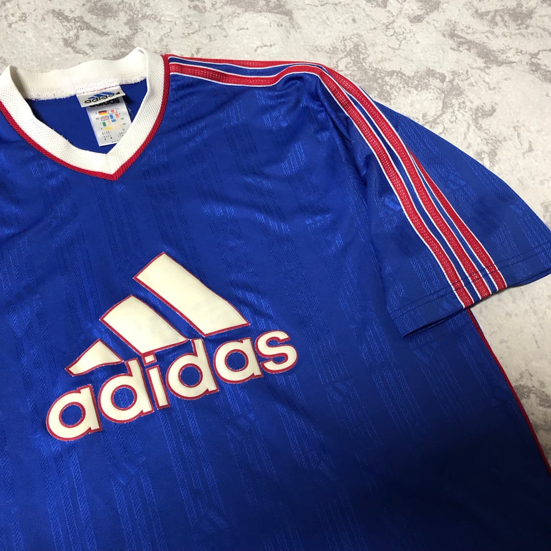 아디다스 90s 반팔 티셔츠 올드스쿨 희귀 블록코어 상품이미지2