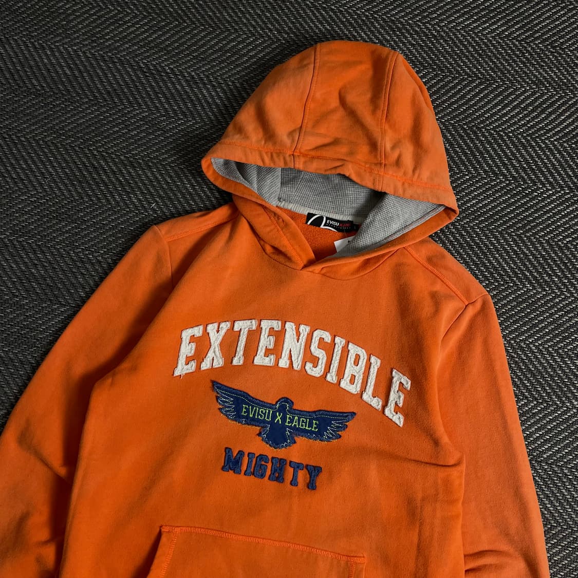 에비수 y2k 빅로고 올드스쿨 후드 티셔츠o 3317 상품이미지4