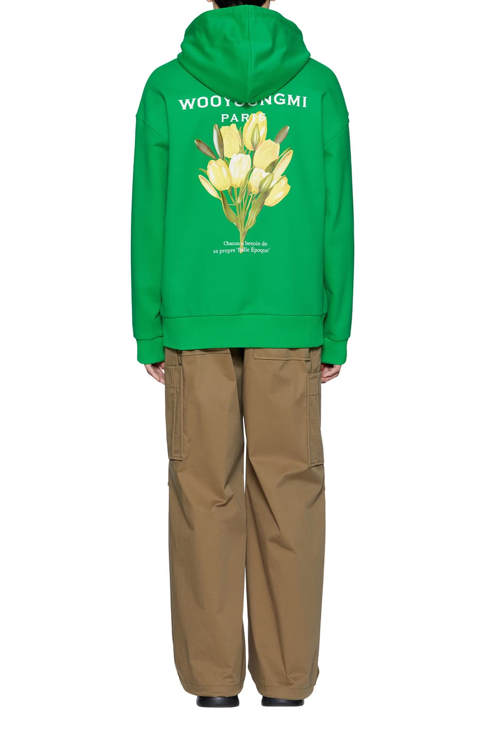 우영미 22ss 플라워후드 그린 50 상품이미지4