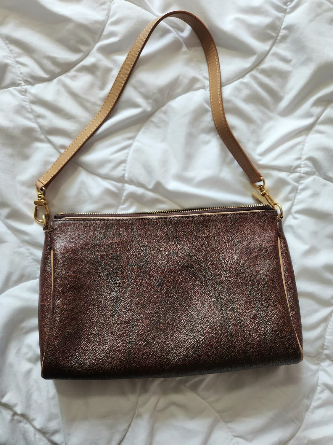 에트로 페이즐리 레더 숄더백 상품이미지1