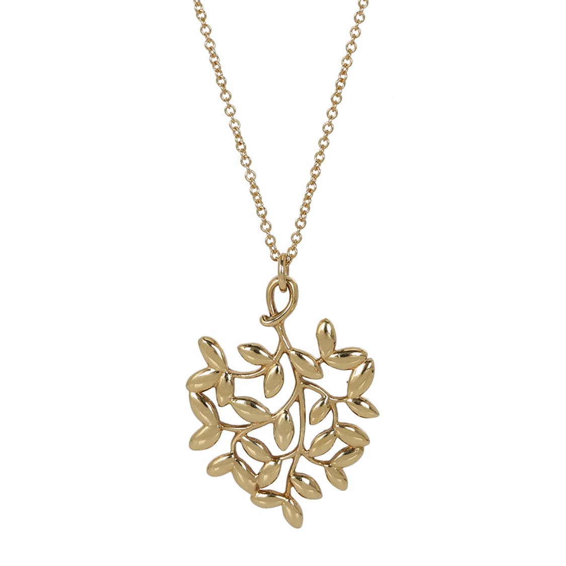 티파니 팔로마 피카소 올리브 리프 네크리스 18K 옐로우골드 목걸이 상품이미지8