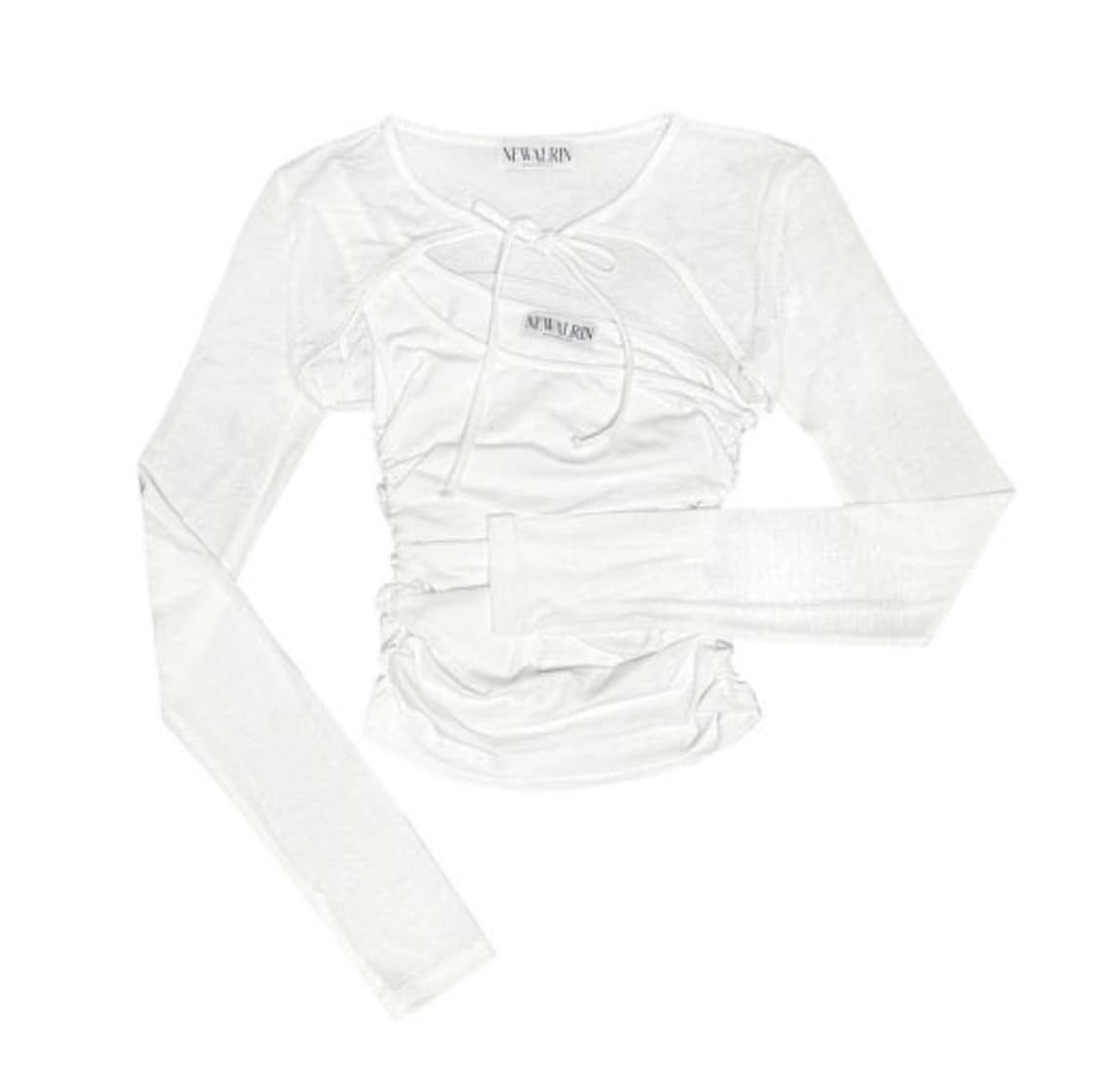 새상품 뉴얼린 로제탑 화이트 상품이미지1