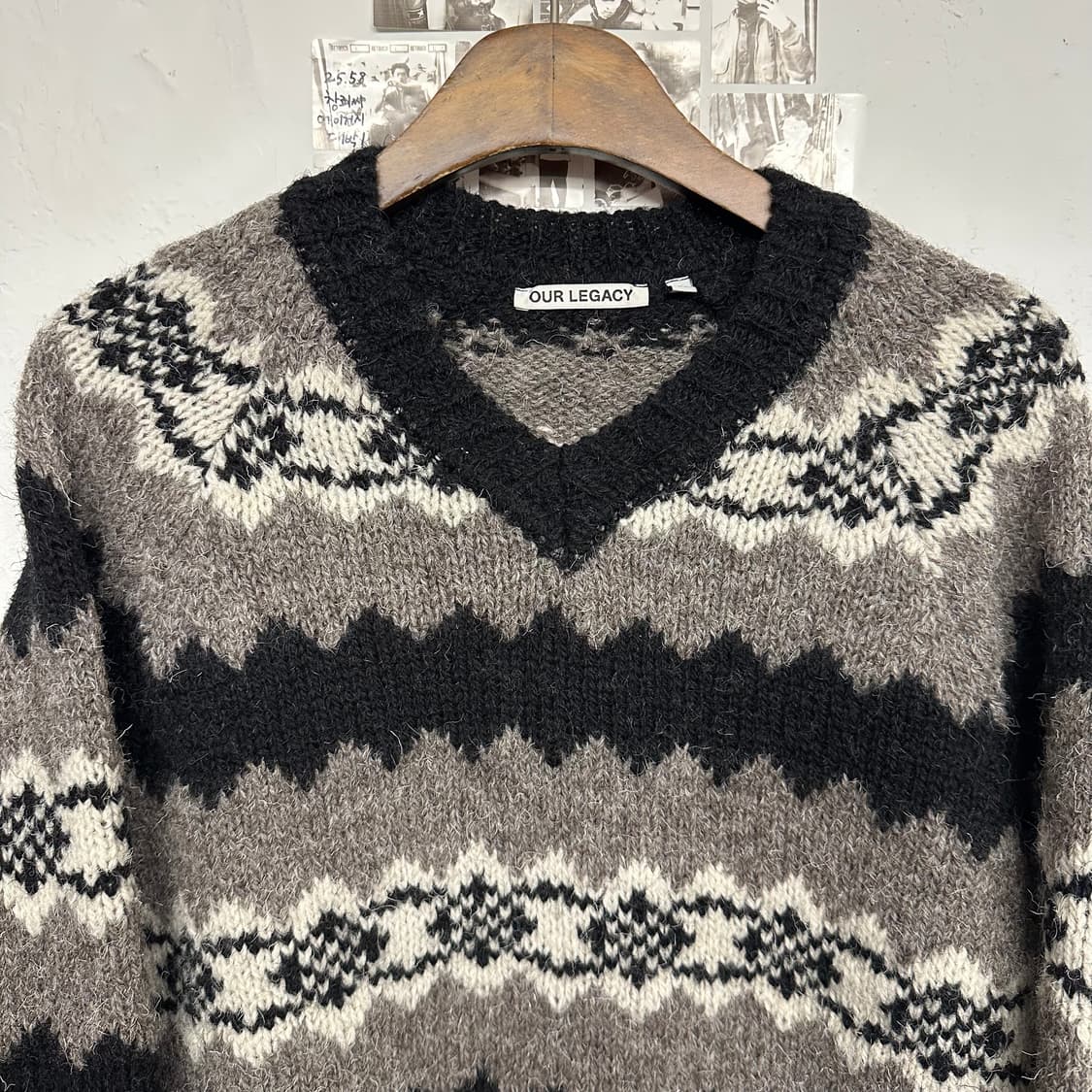 아워레가시 그린란드 V넥 스웨터 상품이미지2