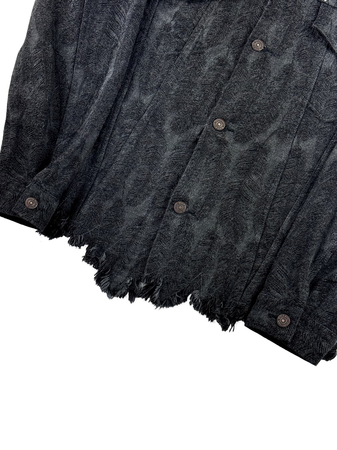 캐피탈 12온즈 맥파이 데님 3세대 자켓 블랙 (새상품) 상품이미지4