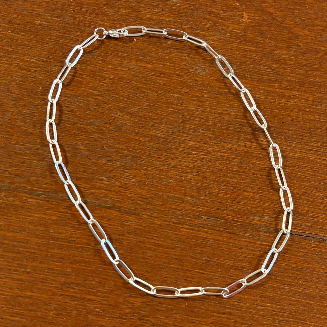 새상품 신주 실버코팅 체인 목걸이 상품이미지2