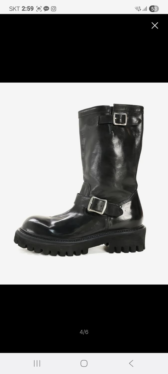 야세 말가죽 엔지니어부츠 상품이미지1