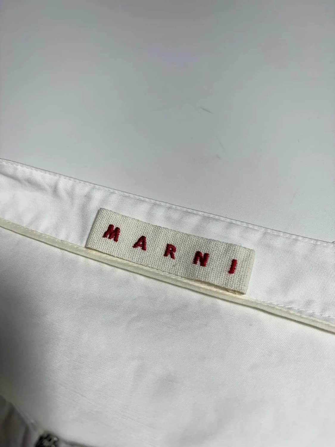마르니 MARNI 화이트 넥리스 크롭 자켓 R2126 상품이미지8