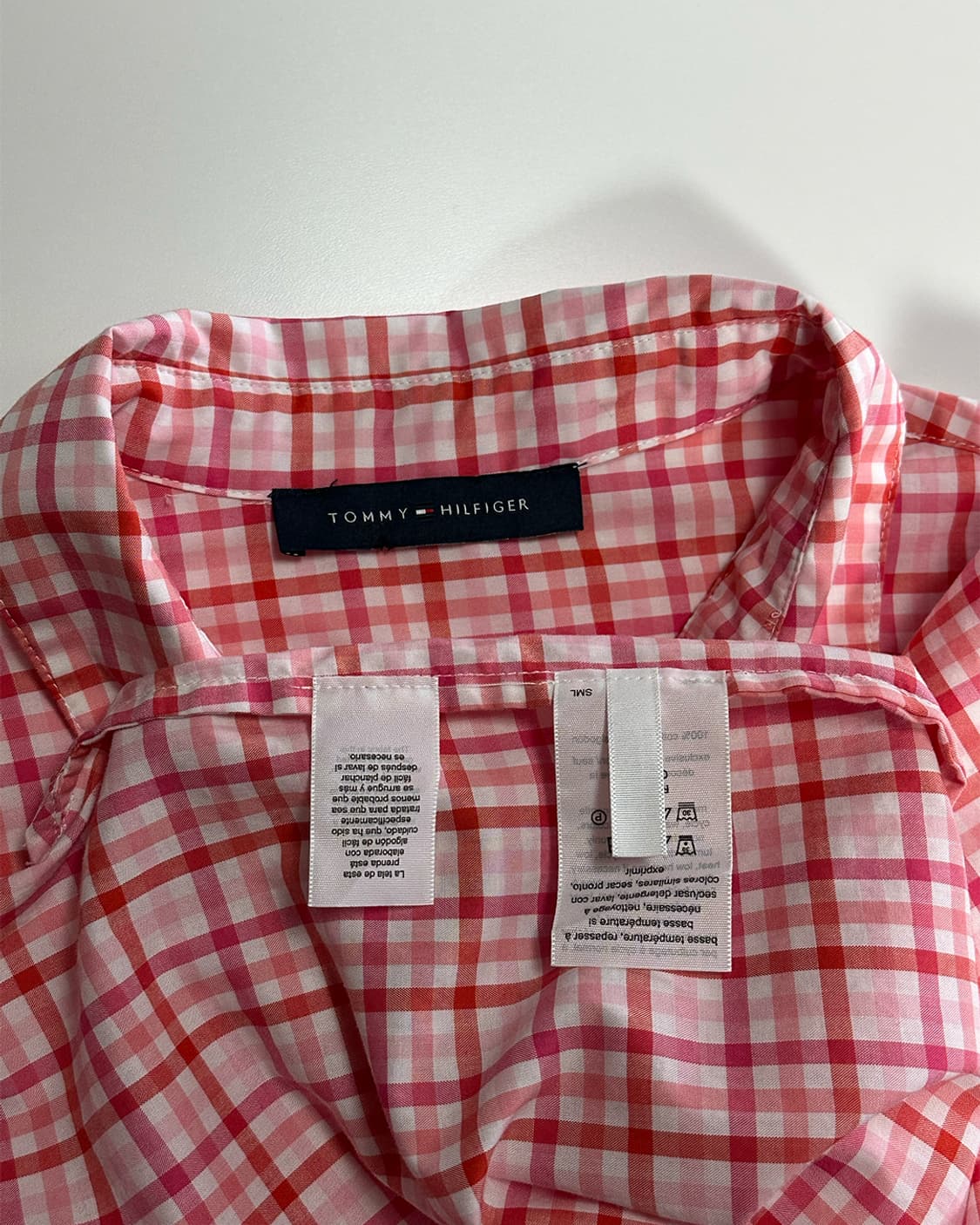 타미힐피거 체크 셔츠 상품이미지3