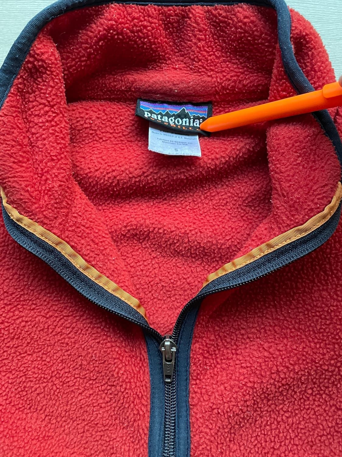 파타고니아 집업 신칠라 레드 마수피얼 플리스 빈티지 patagonia 상품이미지3
