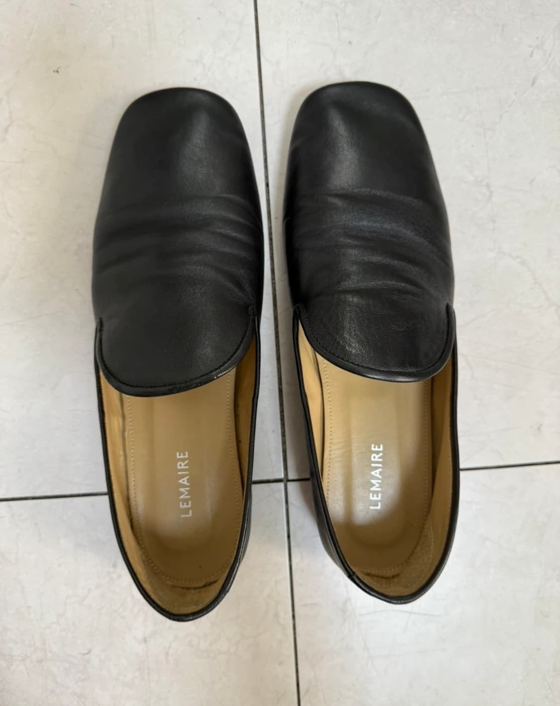 르메르 블랙 레더 로퍼 38 (250mm) 상품이미지3