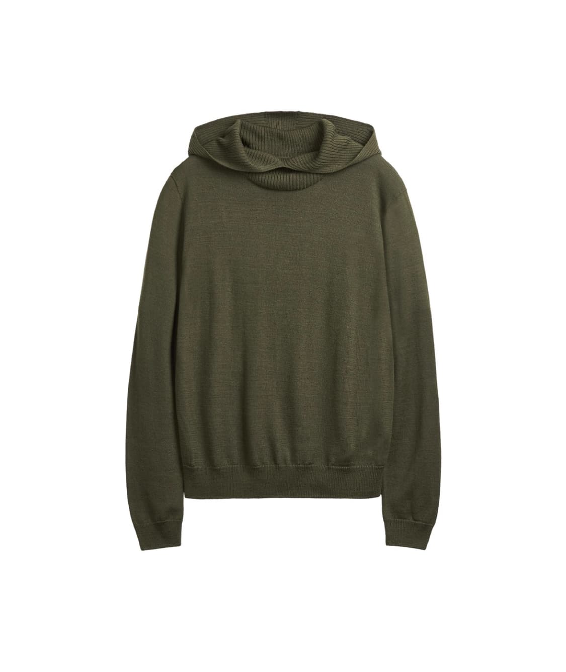 COSMOSS 후드 니트 올리브  상품이미지1