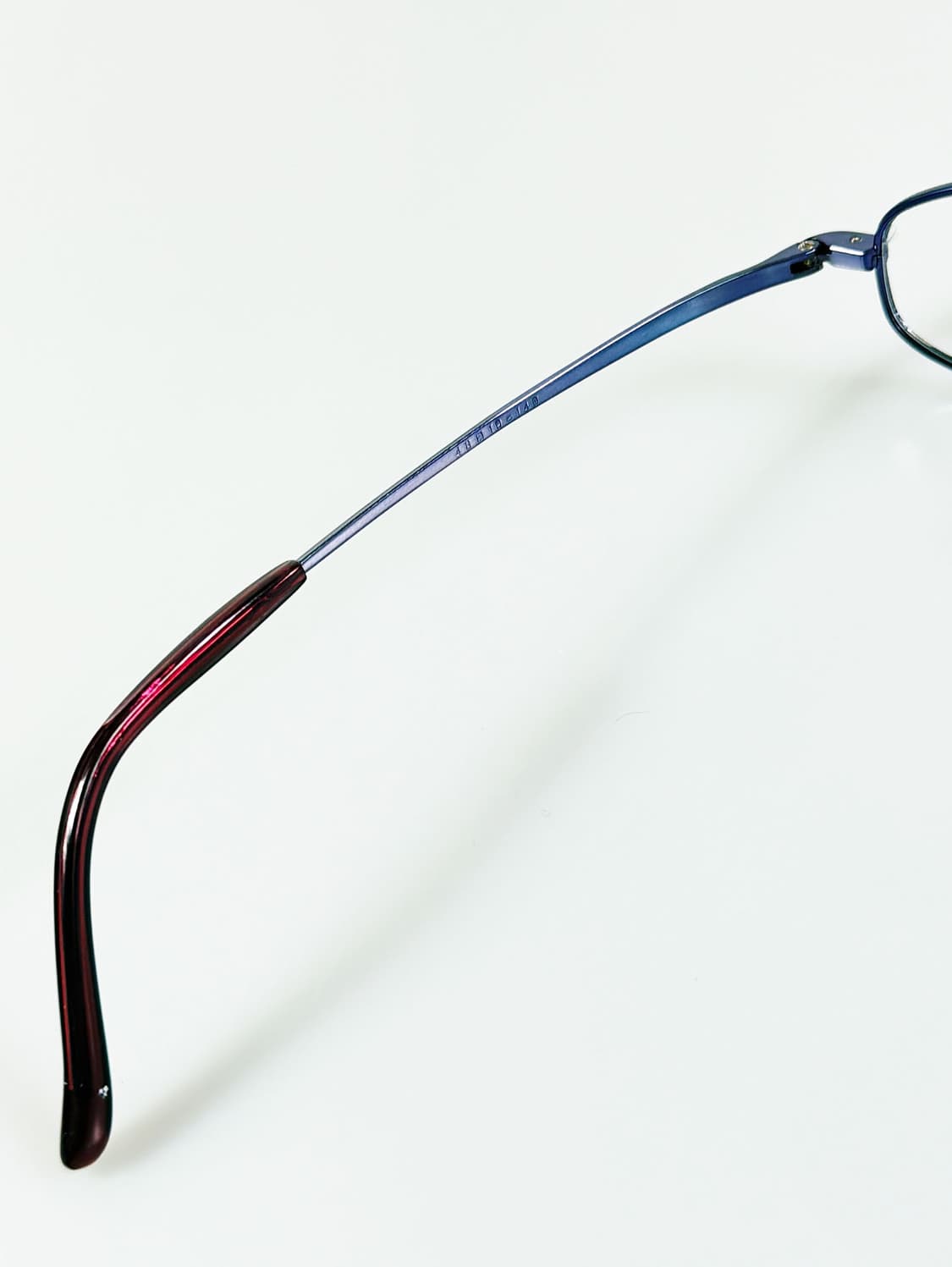 NICE CLAUP 나이스 클랍 퍼플 메탈 슬림 오벌 프레임 빈티지 안경 상품이미지7