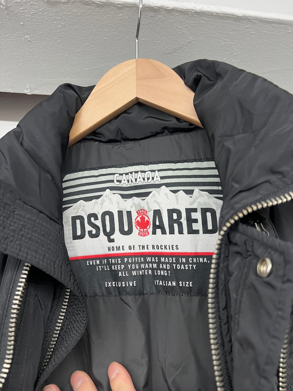 디스퀘어드 지퍼 레이어 푸퍼자켓 상품이미지2