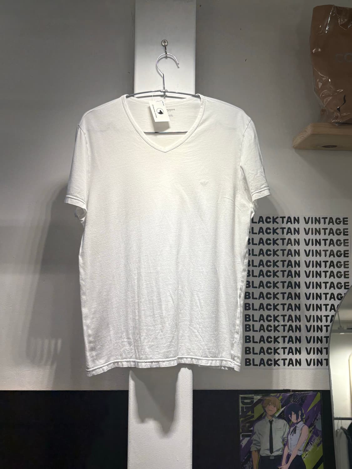 엠포리오 아르마니 로고 v넥니트 상품이미지1