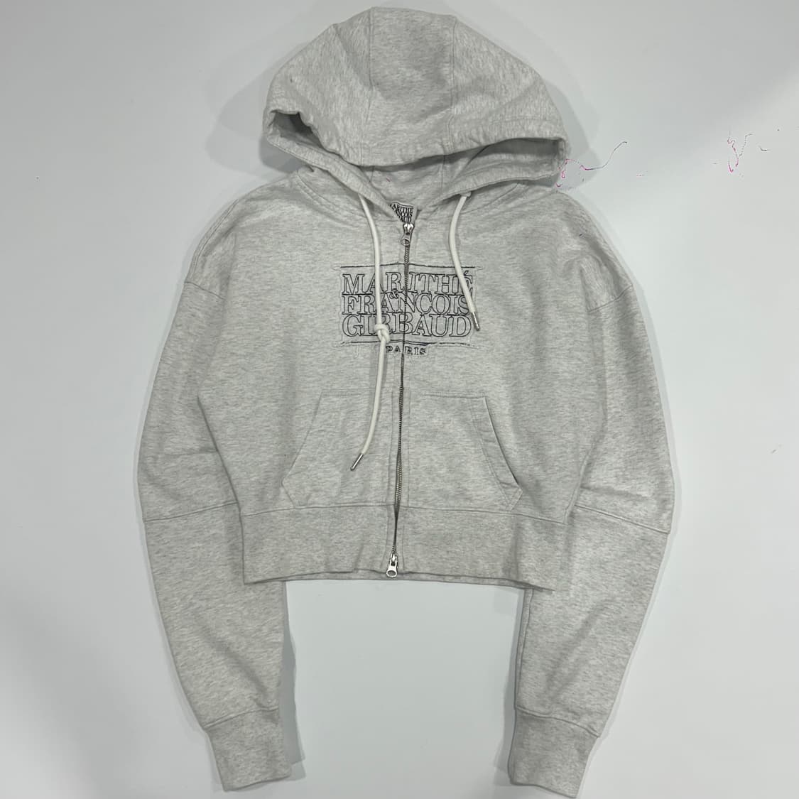 마리떼 프랑소와저버 크롭2-way 멜란지 후드집업 상품이미지3