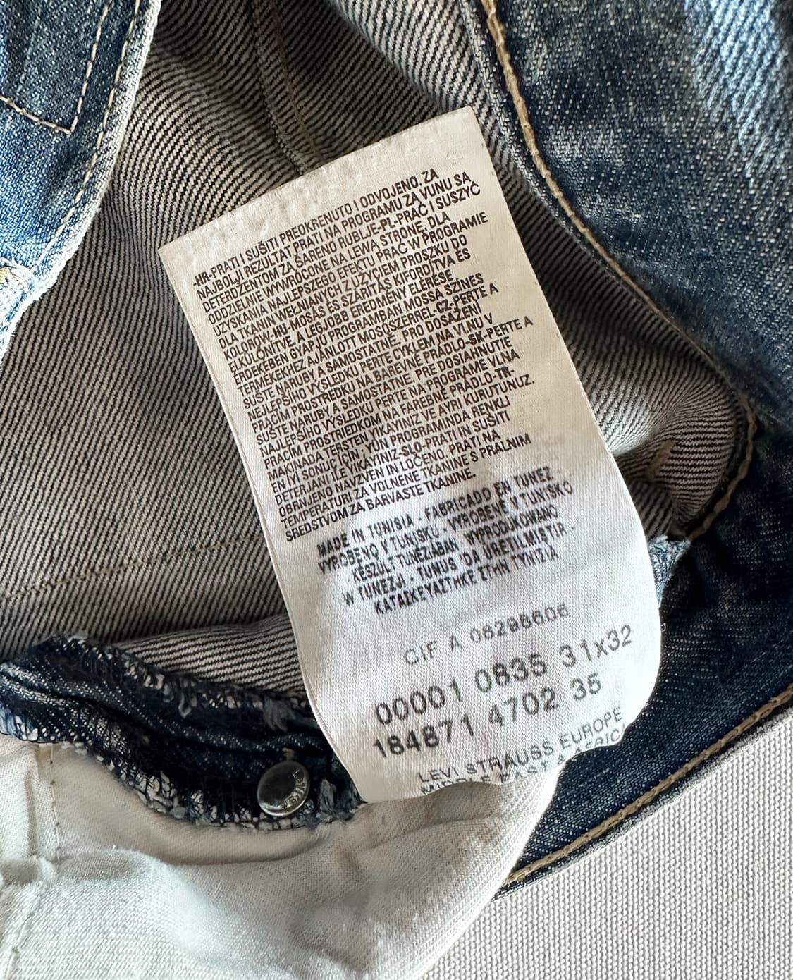 LEVI'S engineered blue w31 상품이미지10