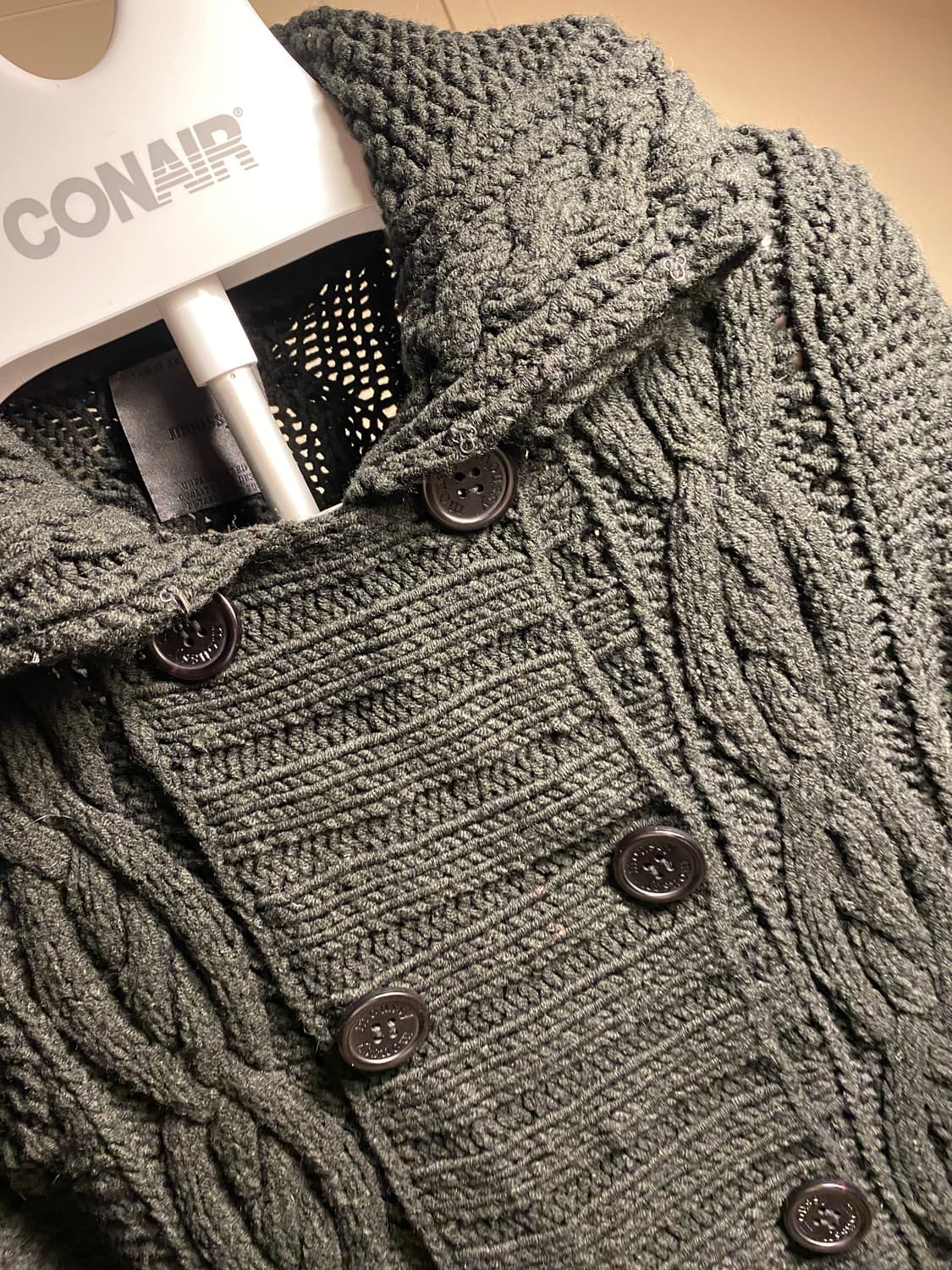 MOUSSY 케이블 니트 가디건 상품이미지3