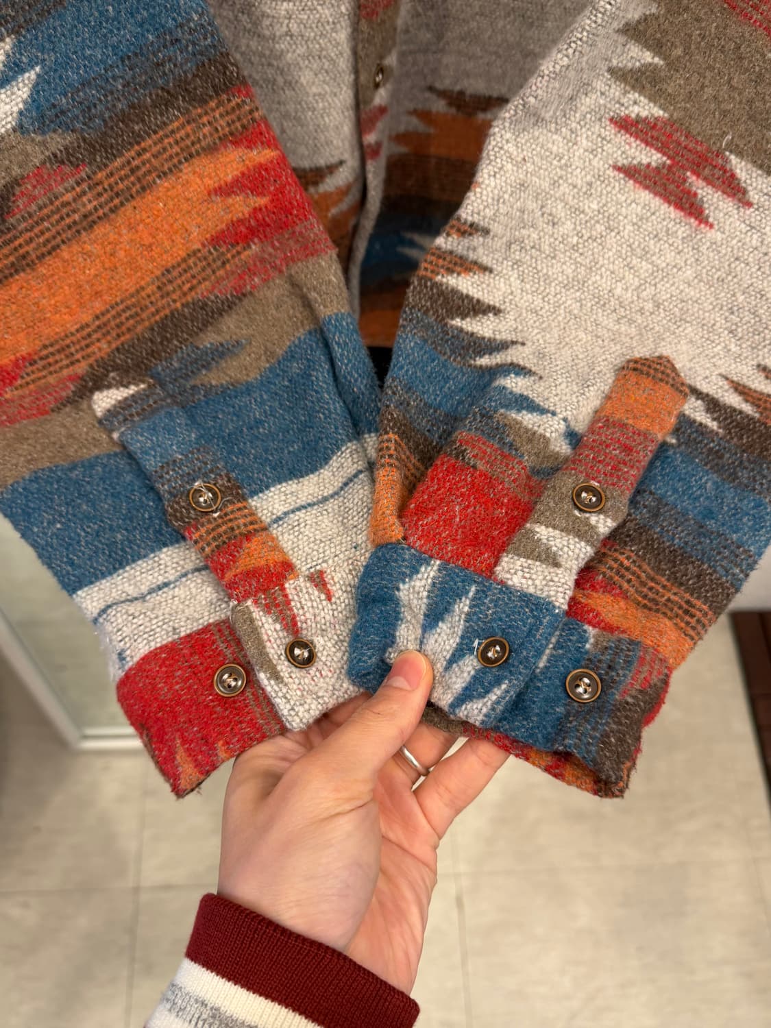 Vtg 빈티지 나바호 울 자켓 상품이미지5