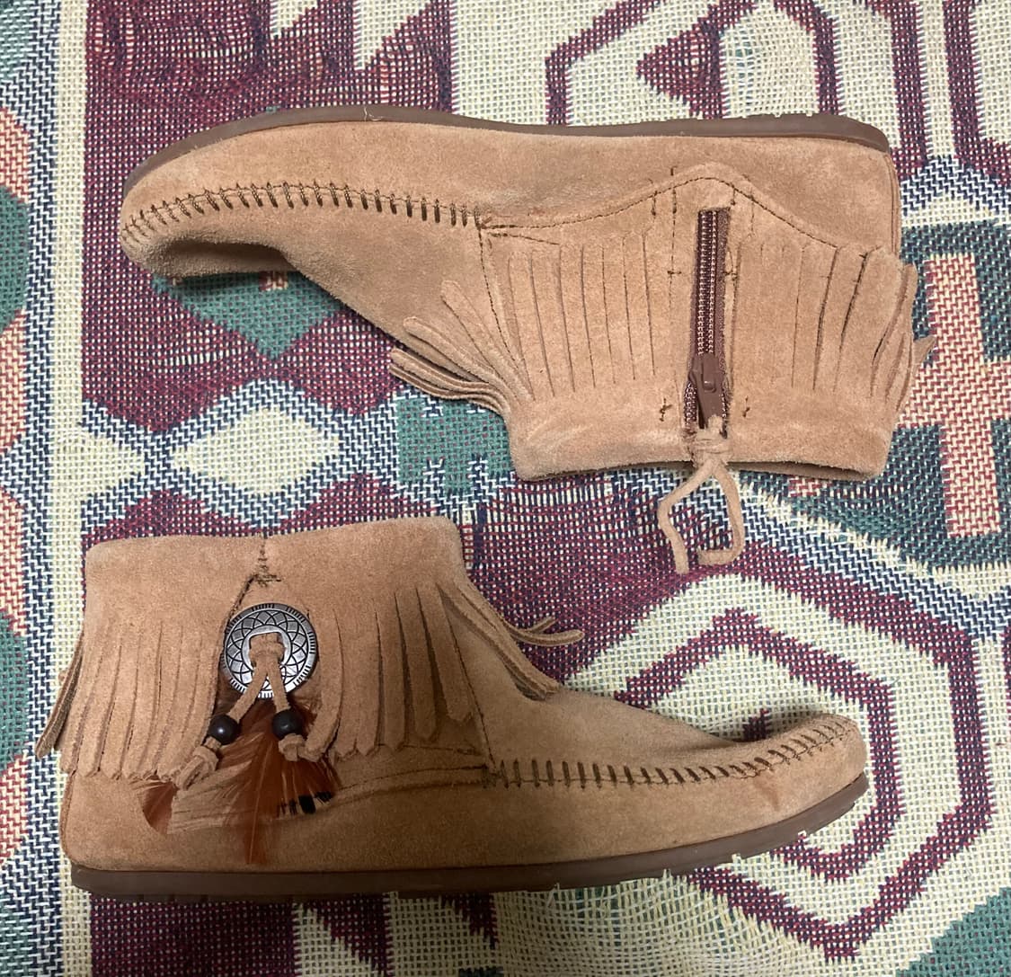 미네통카 콘쵸 프린지 부츠 상품이미지3