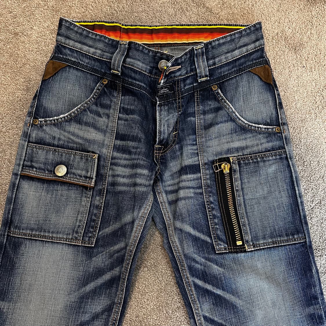 에드윈 블루트립 에스닉 데님 팬츠(32) 상품이미지3