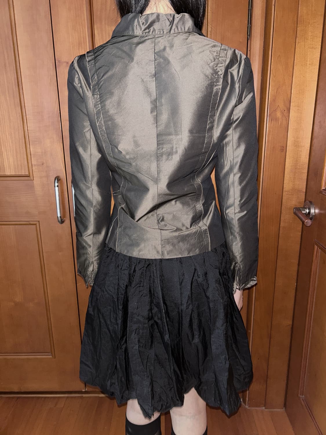 Rust Satin Jacket 상품이미지4