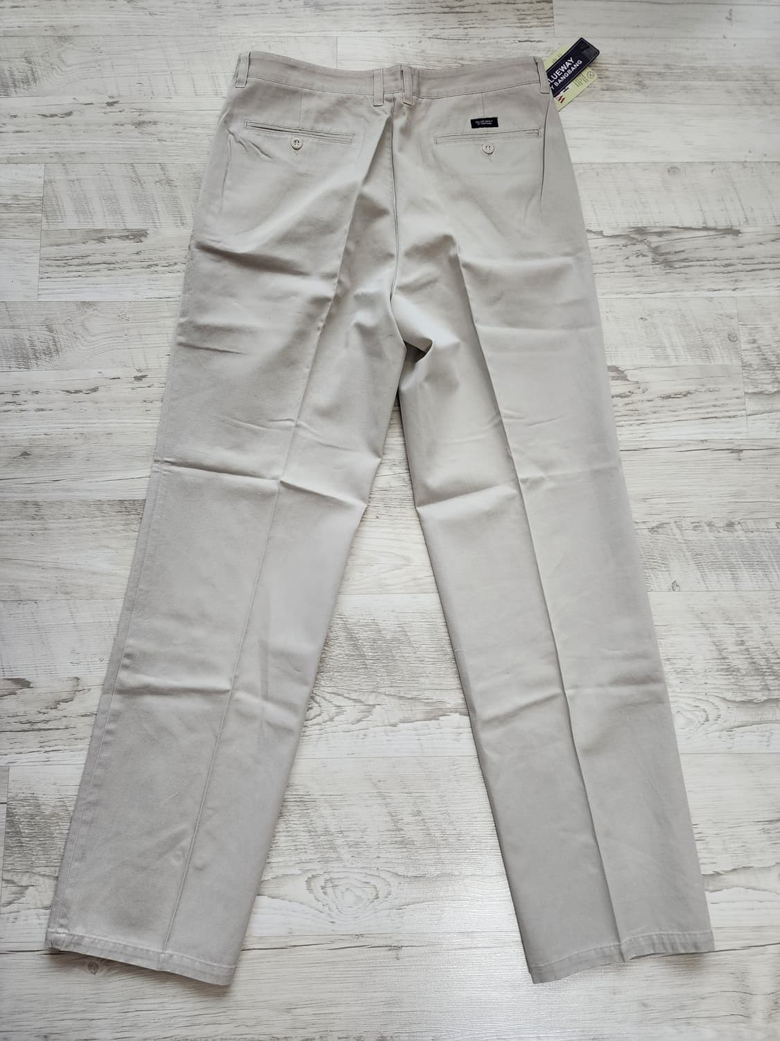 (새상품)뱅뱅 블루웨이 남성 면바지 베이지 (33~34)사이즈 링클 프리 상품이미지2