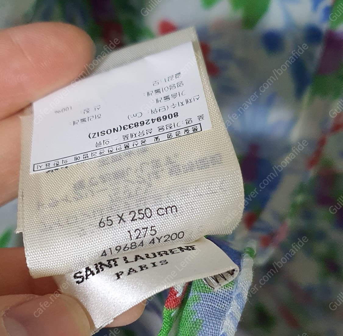 생로랑 서프시즌 플라워 스카프 16ss 에디 슬리먼 상품이미지9