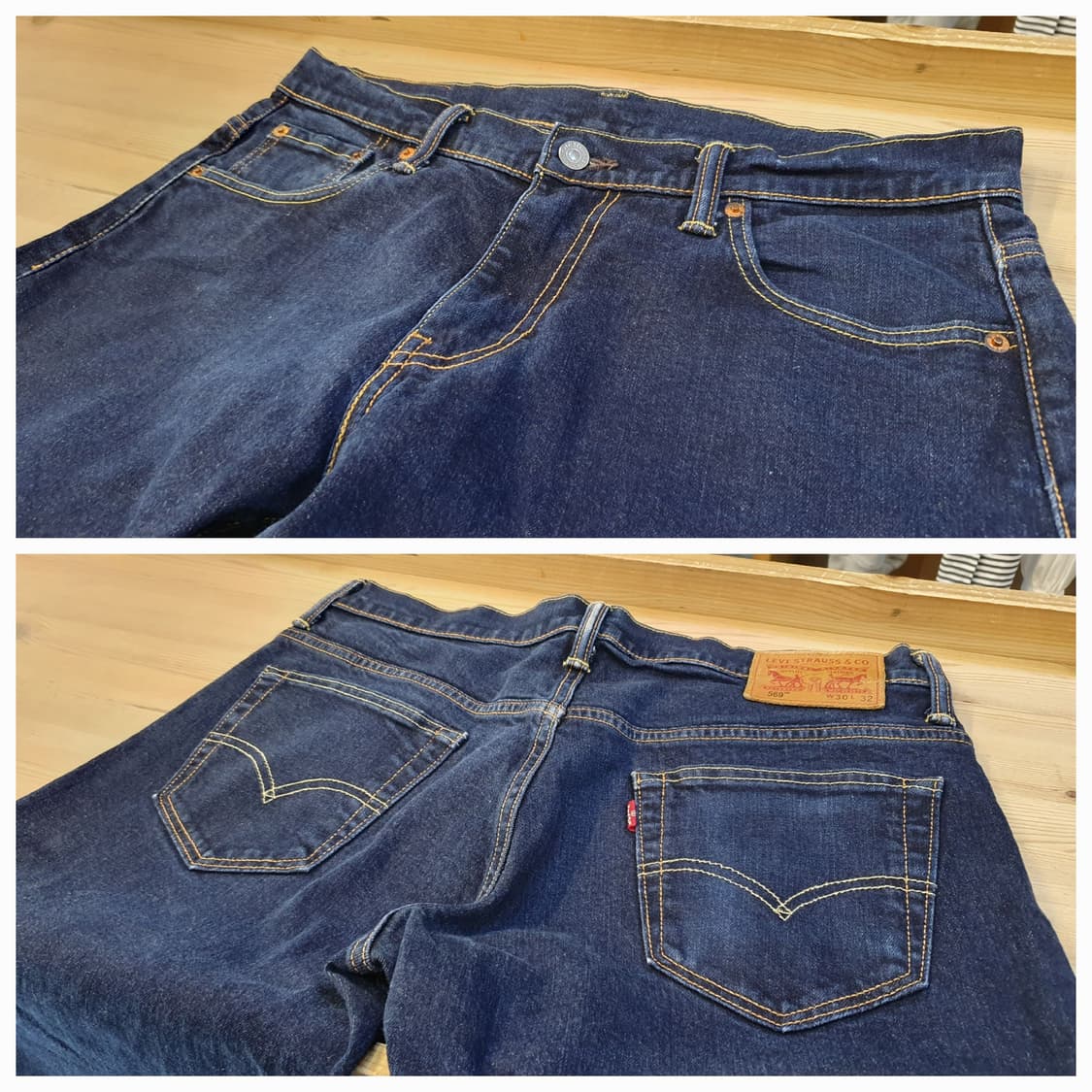 허리30/리바이스569 스판 데님팬츠  상품이미지4