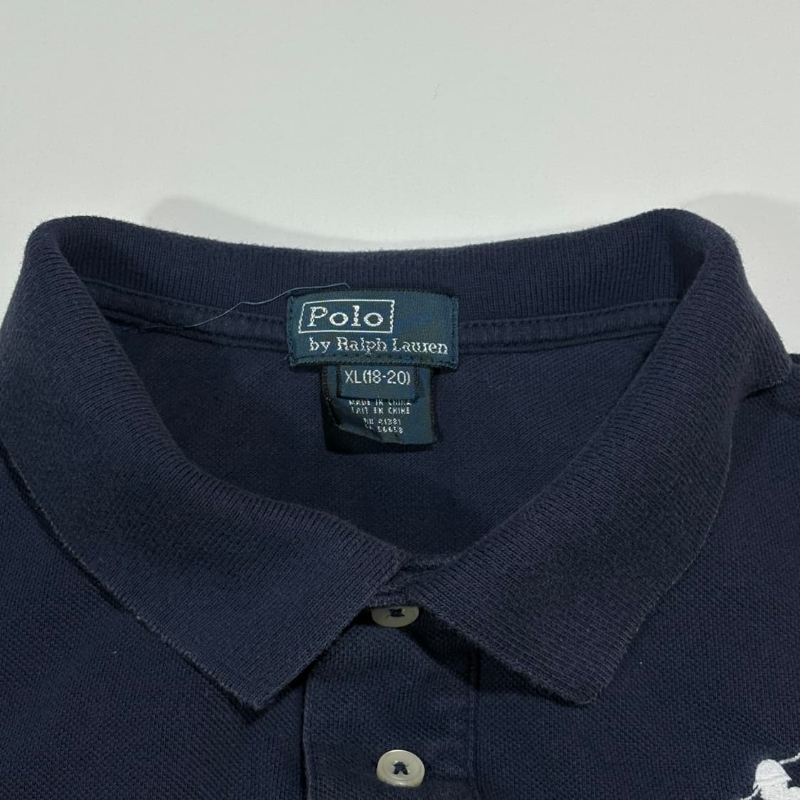 폴로랄프로렌 빅포니 네이비 반팔 카라티 상품이미지4