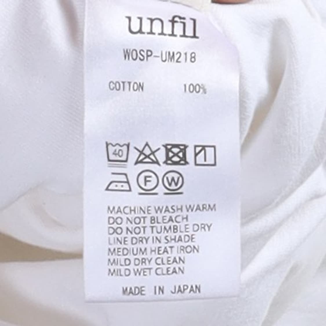 언필 Unfil Cotton Long Sleeve
 상품이미지8