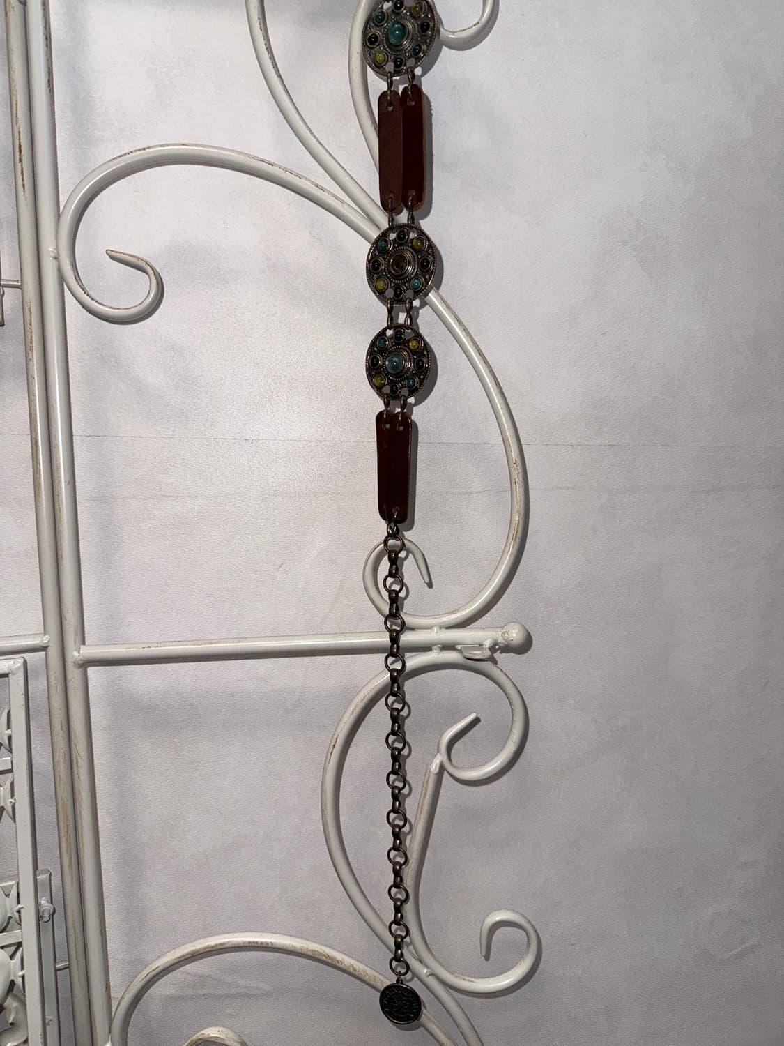 Antique hippie gemstone chain belt 상품이미지8