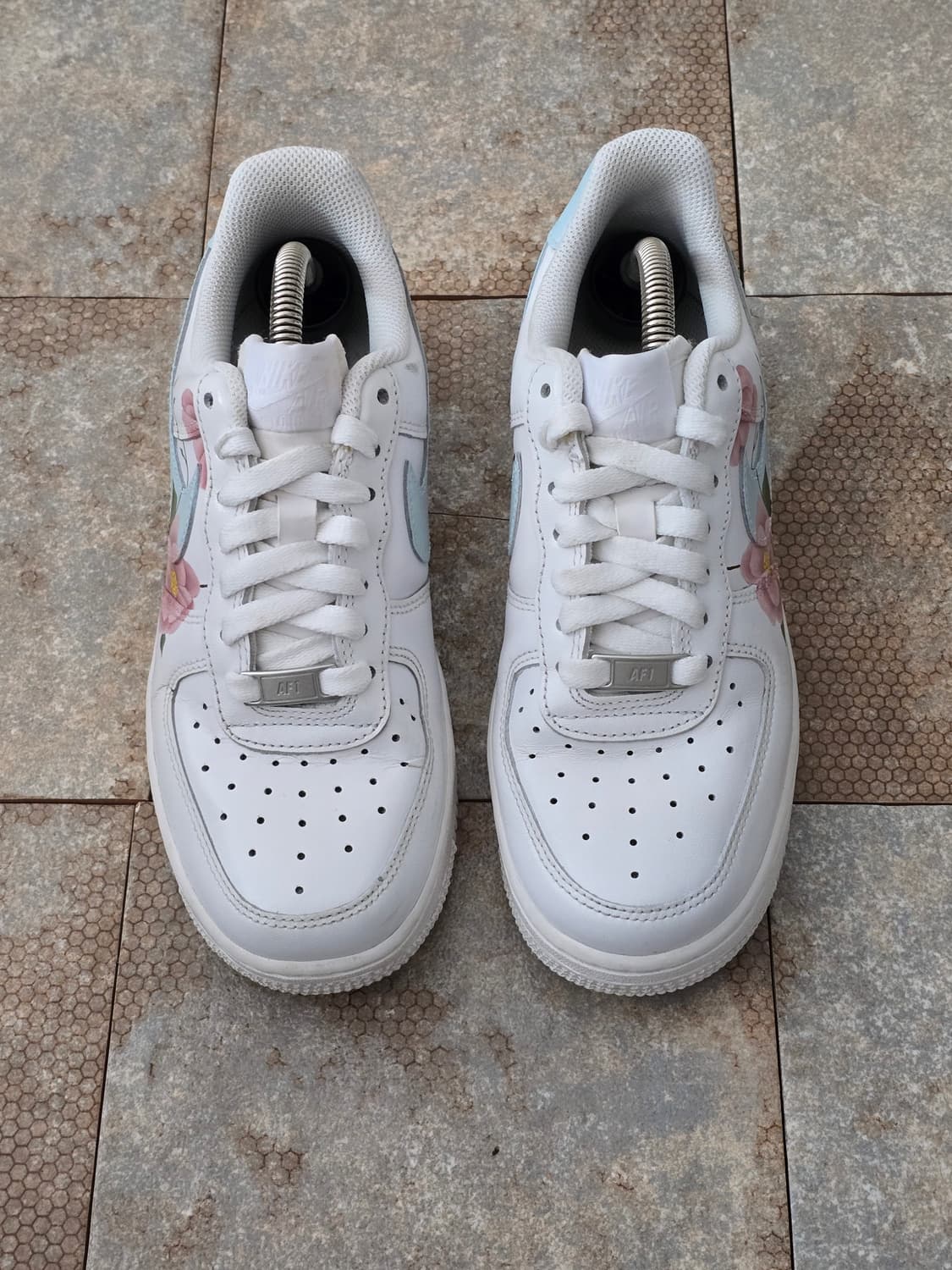 (235)나이키 에어포스 1 07 플라워 커스텀  상품이미지1