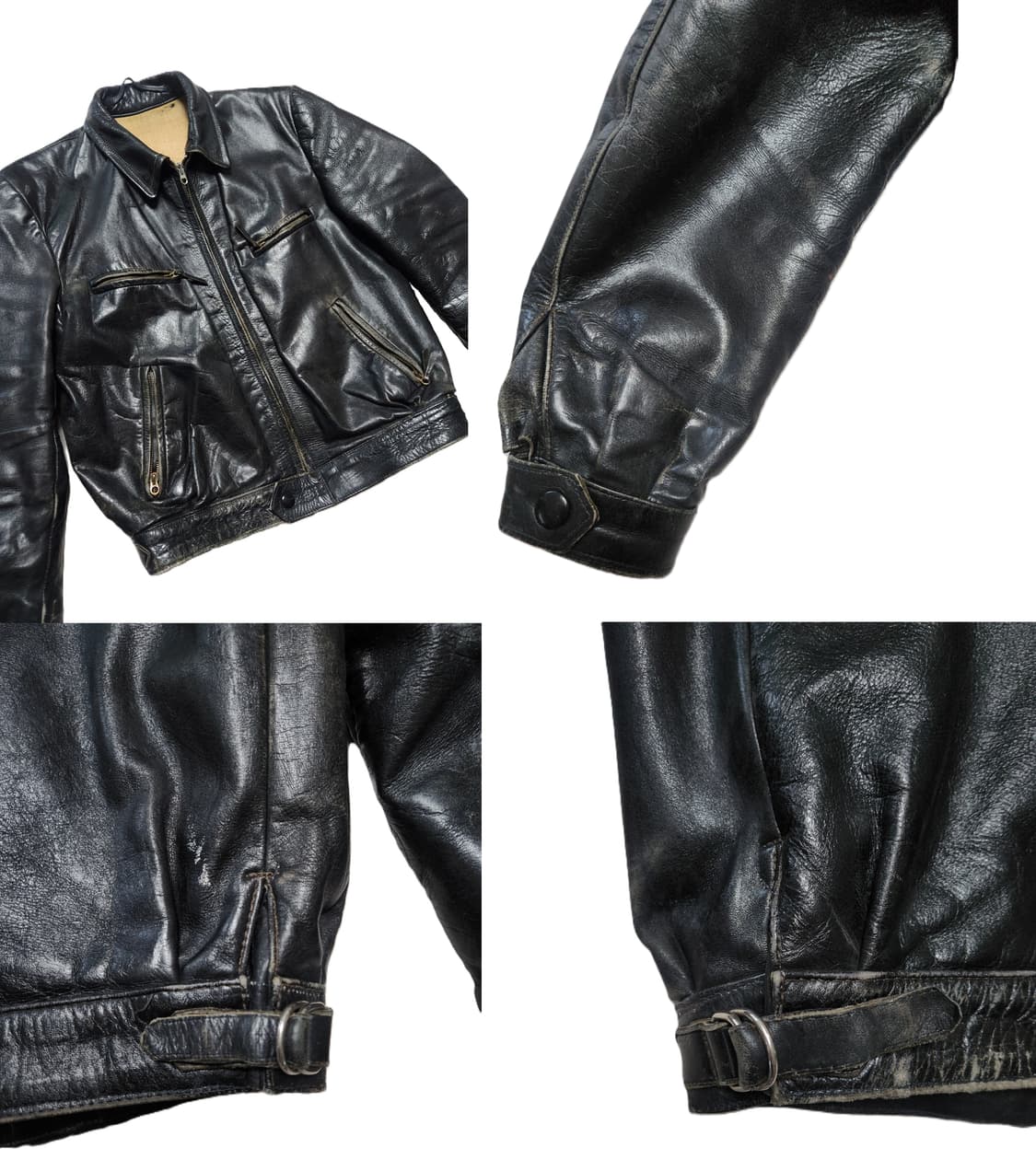 1940s Luftwaffe Horsehide Leather Jacket 상품이미지7