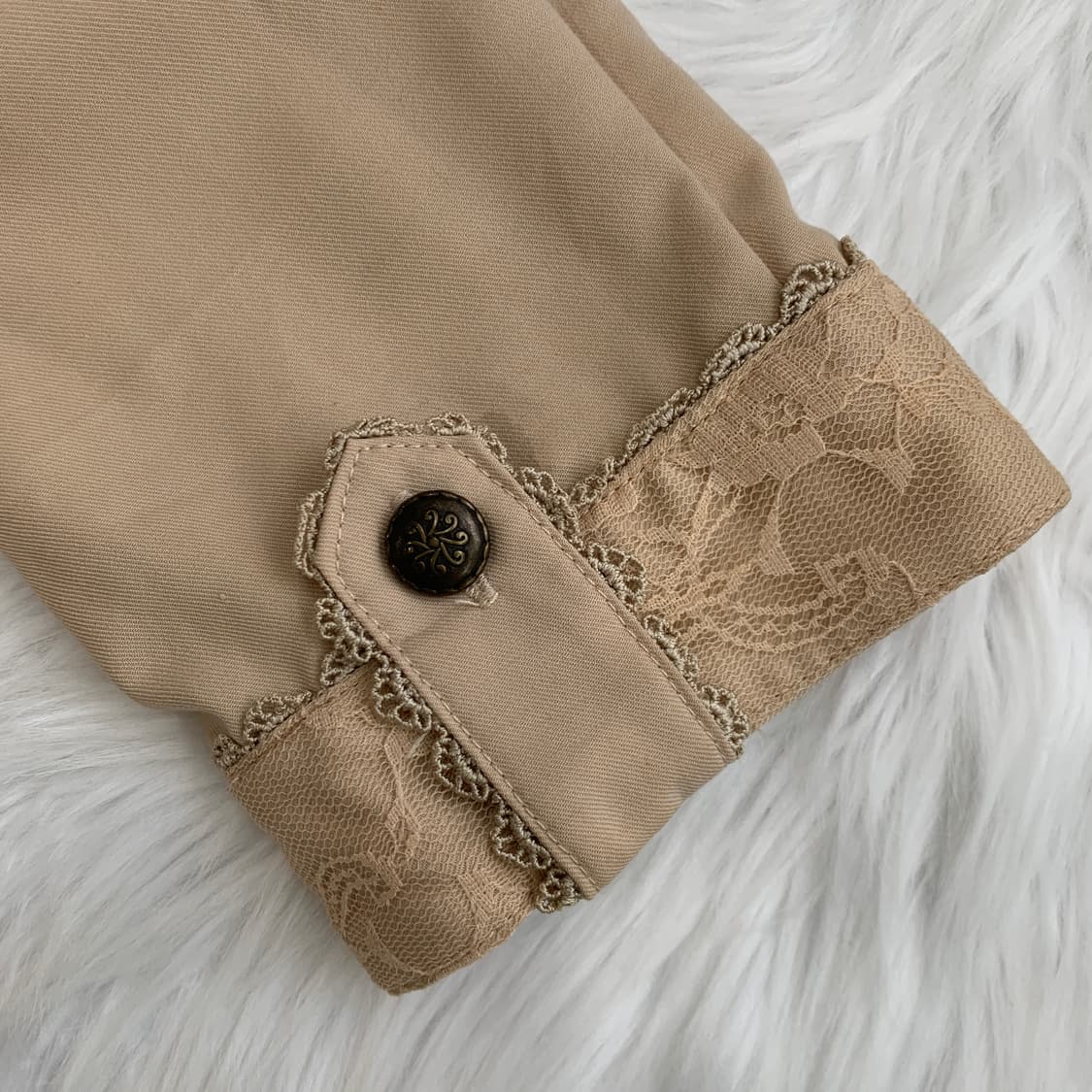 액시즈팜 빈티지 레이스 후드 트렌치 코트 1709 상품이미지7