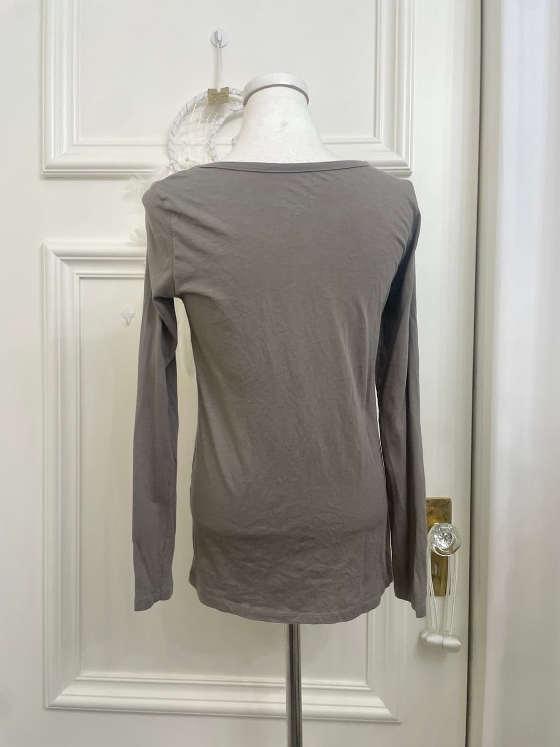 beige cat point warm fur mori vest&khaki 상품이미지10