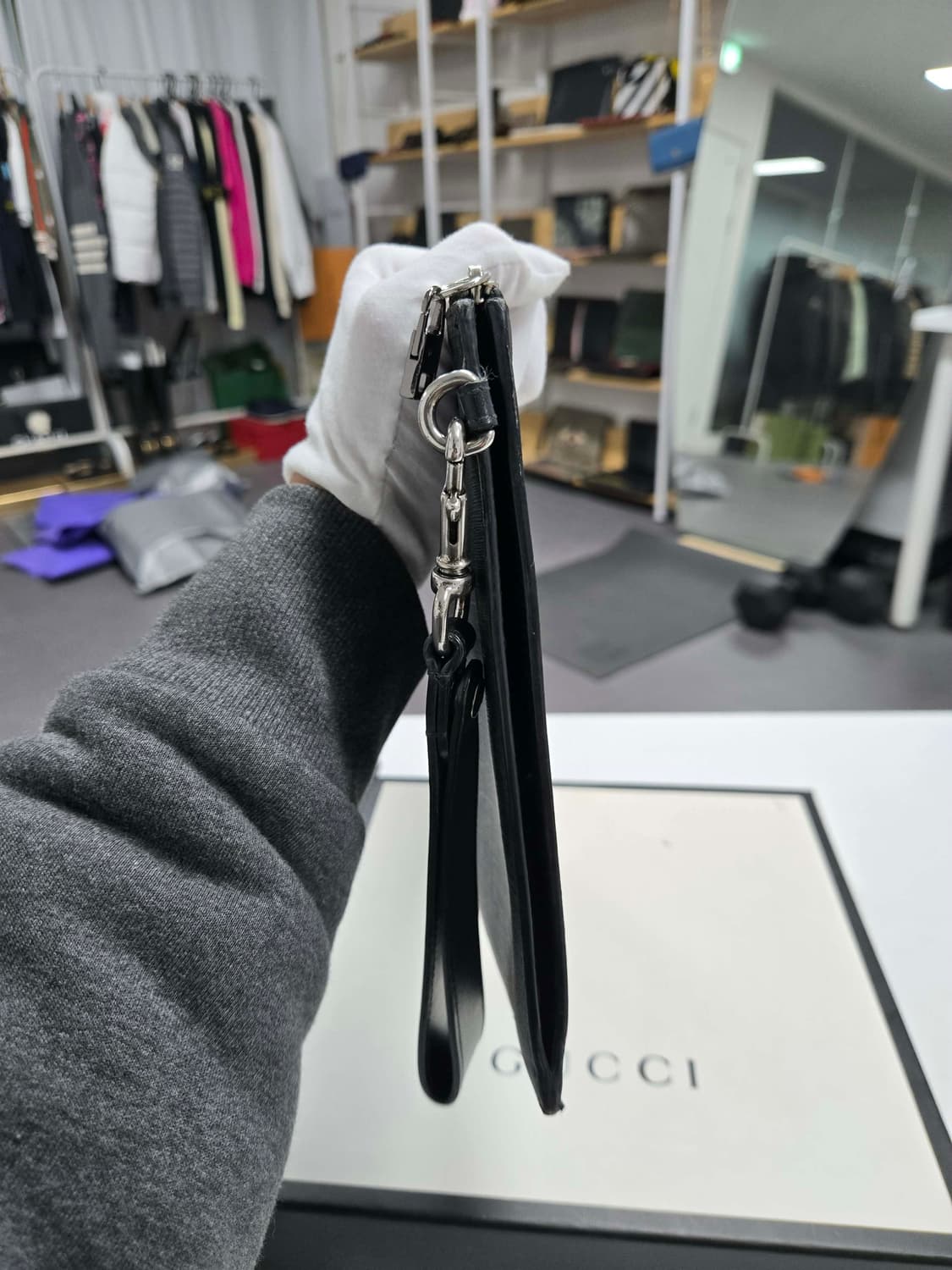 [A급컨디션] 구찌 킹스네이크 클러치백 상품이미지4