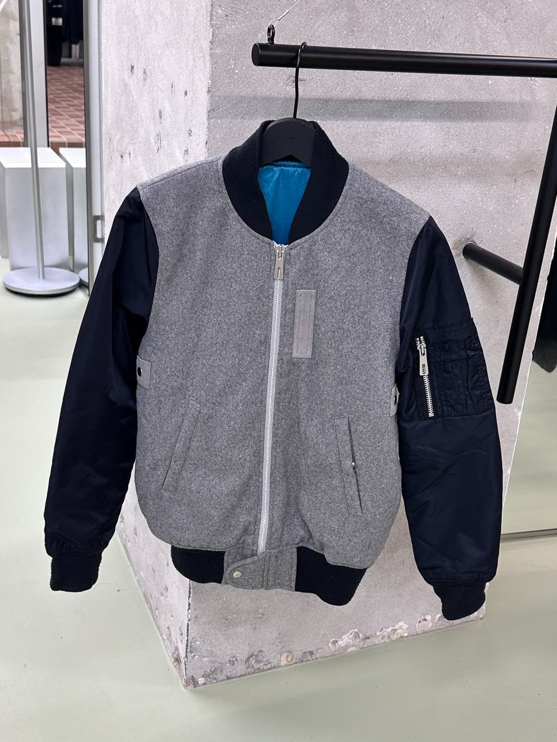 sly wool/nylon ma-1 jacket 상품이미지1