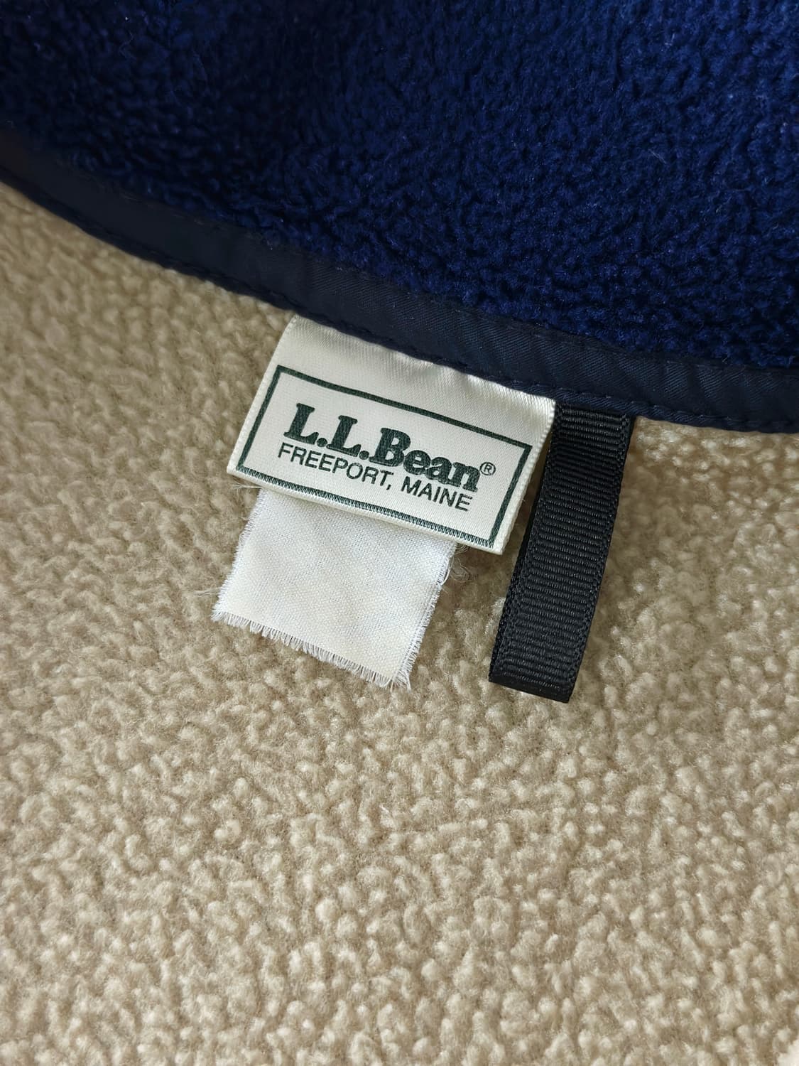 90s 빈티지 엘엘빈 플리스 하프 집 풀오버 상품이미지9