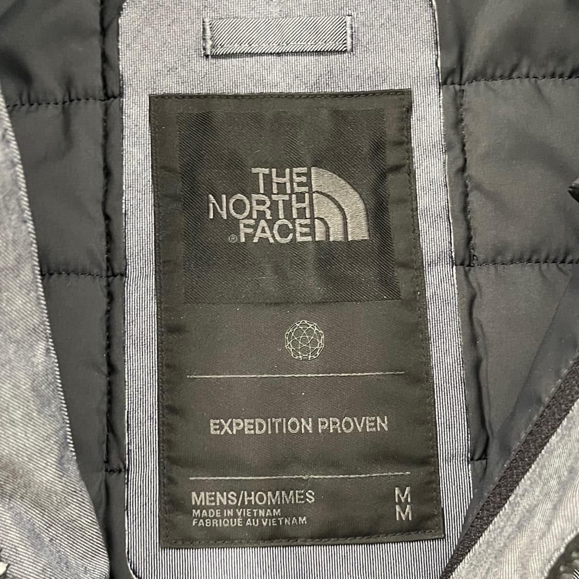 [정품/M] 노스페이스 스타일 회색 패딩 점퍼 b18 상품이미지5