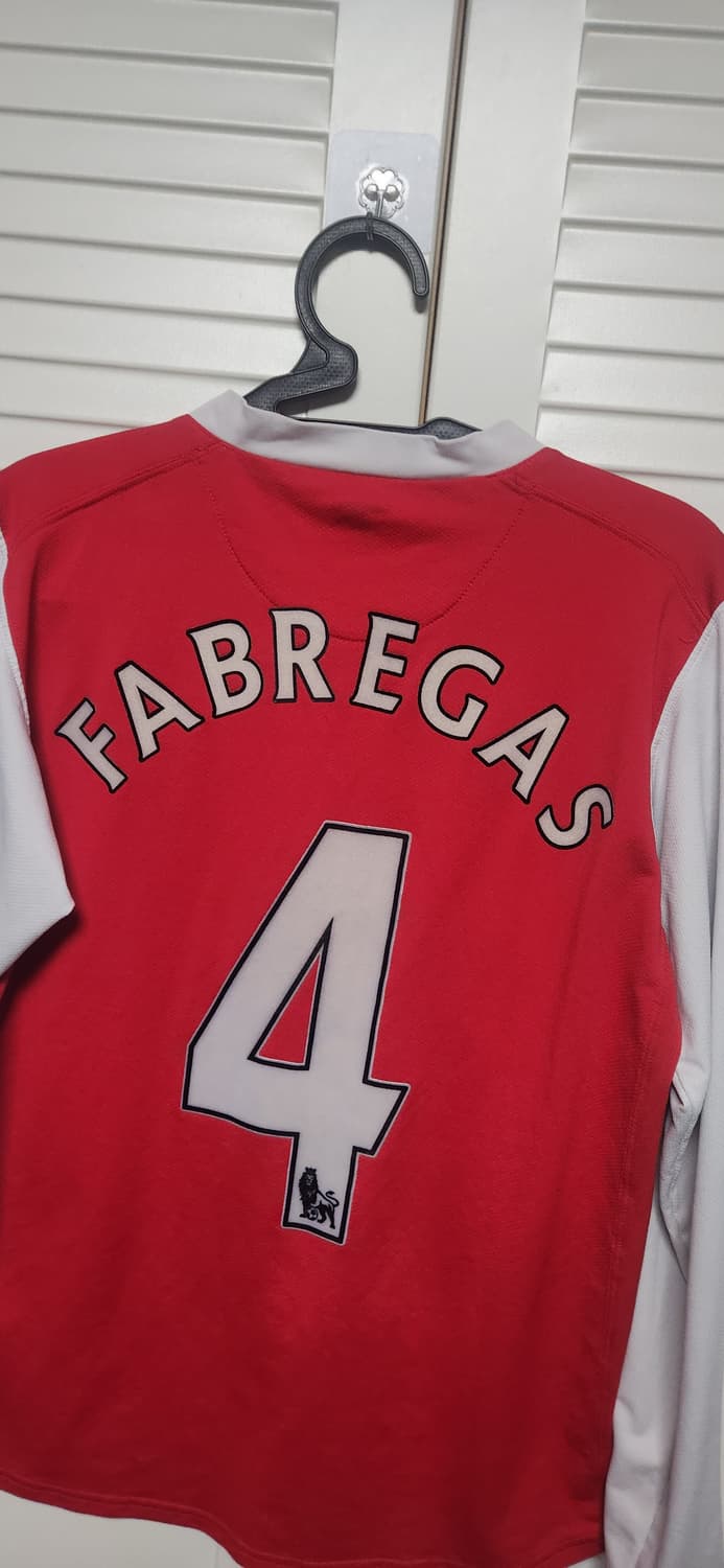 06-08 아스날 홈 긴팔 No.4 파브레가스 나이키 유니폼 상품이미지4